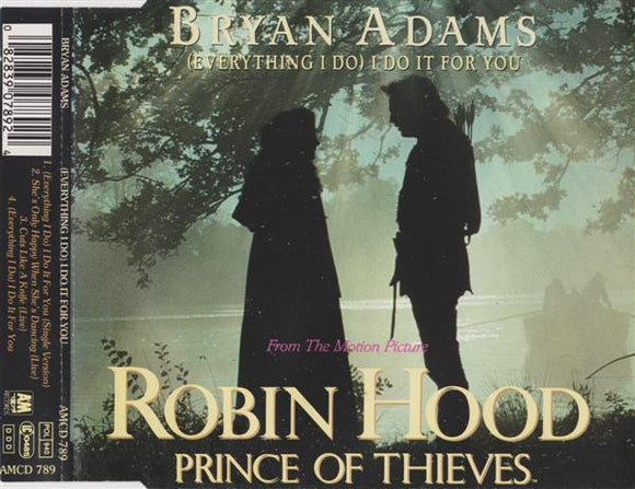 Bryan Adams - (Everything I Do) I Do It For You (CD, Single)