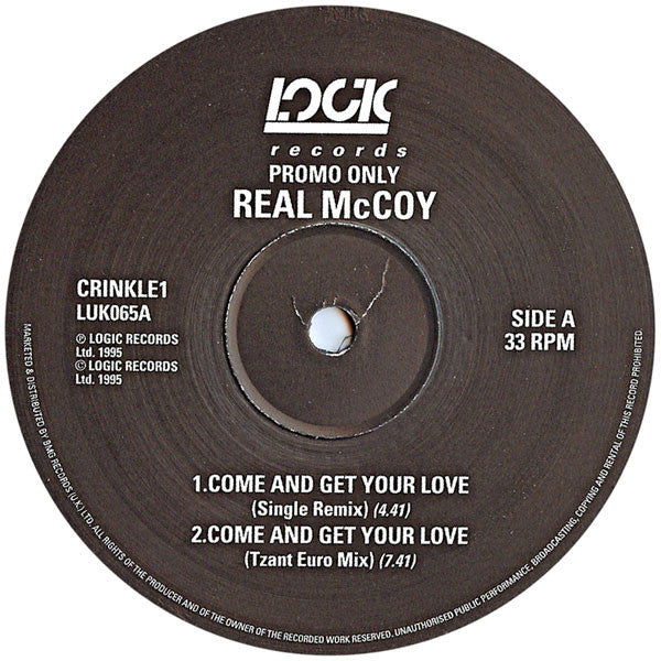 Real McCoy - Come And Get Your Love (12", Maxi, Promo)