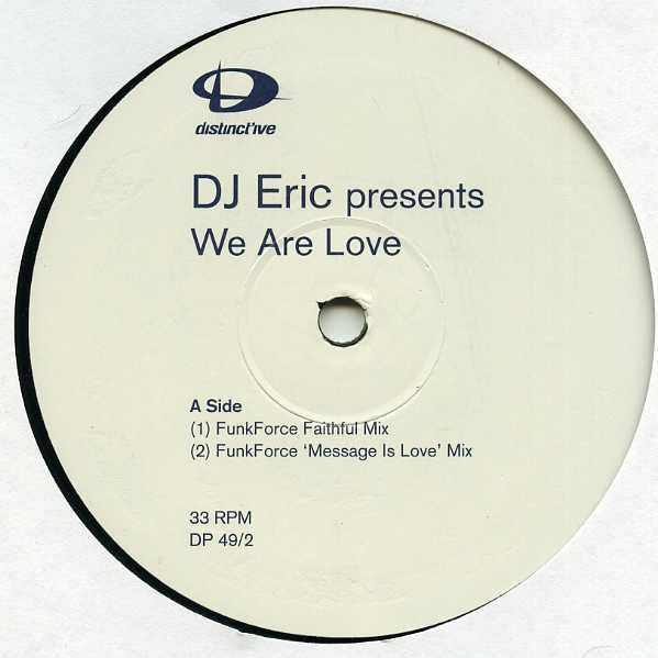 DJ Eric - We Are Love (12", Promo)