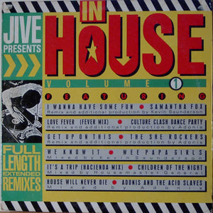 Various - Jive Presents "In House" Volume 1 (Full Length Extended Remixes) (LP, Comp)