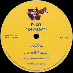 DJ Red - Devastate / Murder One (Remix) (12")