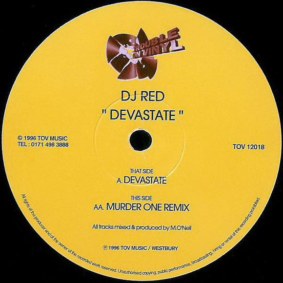 DJ Red - Devastate / Murder One (Remix) (12