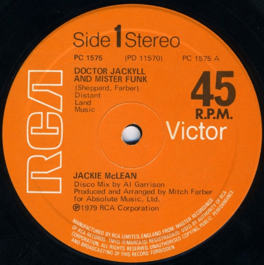 Jackie McLean - Doctor Jackyll And Mister Funk (12", Single)