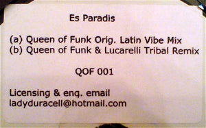 Queen Of Funk - Es Paradis (12", TP, W/Lbl)
