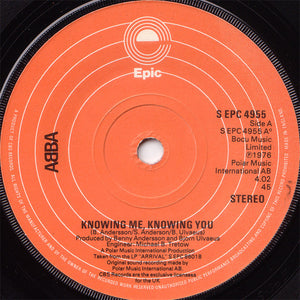 ABBA - Knowing Me, Knowing You (7", Single, Sol)