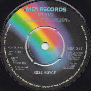 Rose Royce - Car Wash (7", Single, Pus)