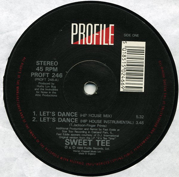 Sweet Tee - Let's Dance (12")
