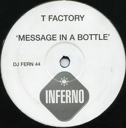 T Factory* - Message In A Bottle (12", Promo)