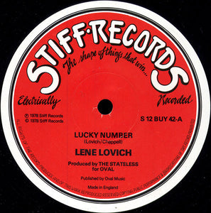 Lene Lovich - Lucky Number (12", Single)