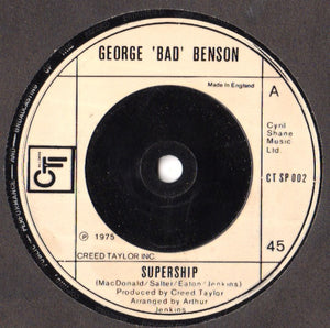 George 'Bad' Benson* - Supership (7", Single)
