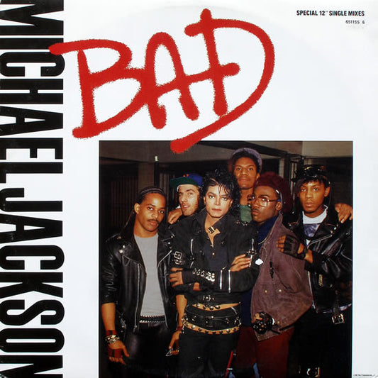 Michael Jackson - Bad (12", Single)