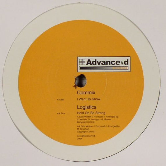 Commix / Logistics - I Want To Know / Hold On Be Strong (12")