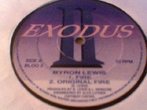 Byron Lewis - Fire / The Warning (12")
