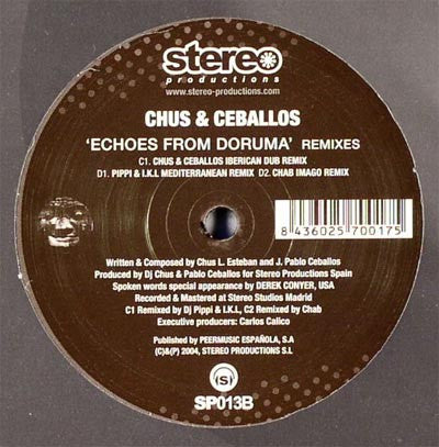 Chus & Ceballos - Echoes From Doruma (Remixes) (12