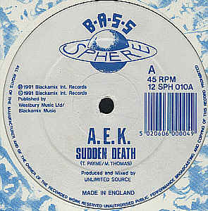 A.E.K. - Sudden Death EP (12", EP)