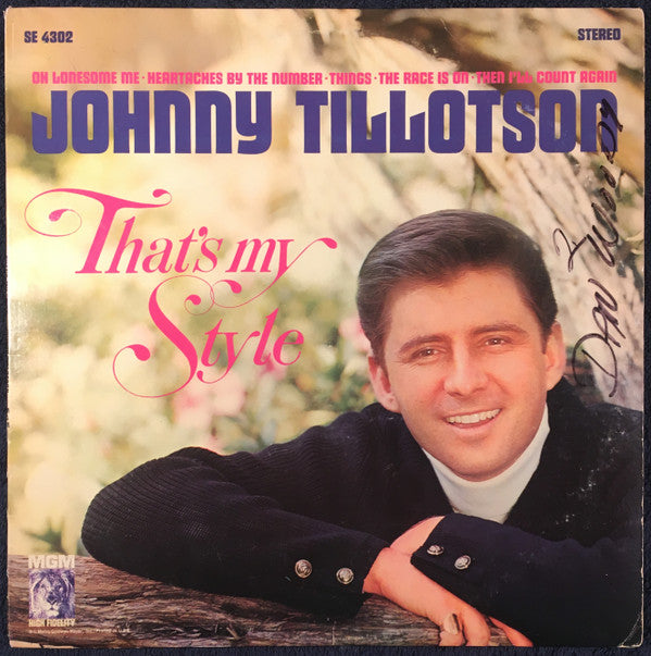 Johnny Tillotson - That's My Style (LP, Album)