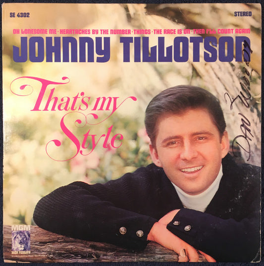 Johnny Tillotson - That's My Style (LP, Album)