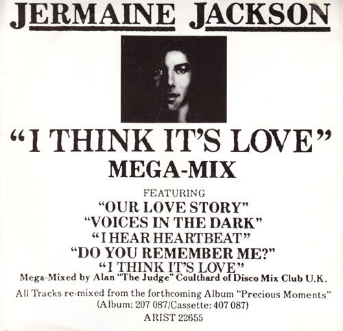 Jermaine Jackson - I Think It's Love (Mega-mix) (12