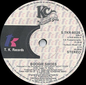 KC And The Sunshine Band* - Boogie Shoes (7", Single)