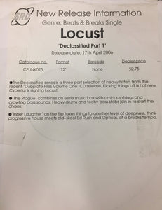 Locust (3) - Declassified Part 1 (12", W/Lbl)