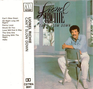 Lionel Richie - Can't Slow Down (Cass, Album)