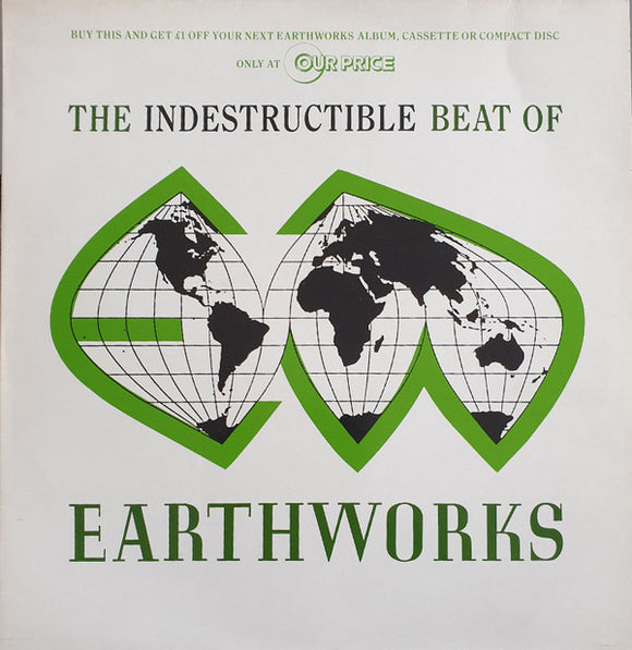 Various - The Indestructible Beat Of Earthworks (LP, Comp)