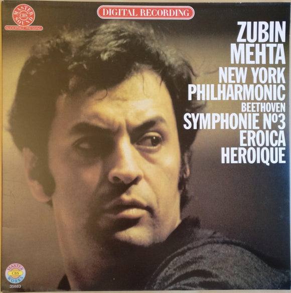 Beethoven*, Zubin Mehta / New York Philharmonic* - Symphonie N°3 Eroica = Héroïque (LP, Gat)