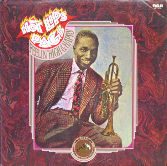 Hot Lips Page - Feelin' High And Happy (Original 1938-1951 Recordings) (LP, Comp, Mono, RM)