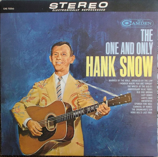 Hank Snow - The One And Only Hank Snow (LP, RE)