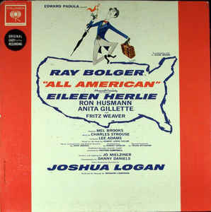 Ray Bolger, Eileen Herlie - All American - Original Cast Recording (LP)