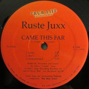 Ruste Juxx - Came This Far / Raw Hip Hop (12", Single)
