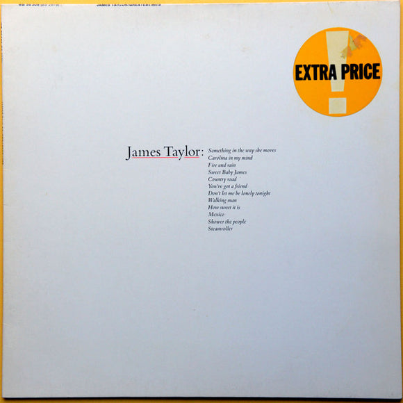 James Taylor (2) - James Taylor's Greatest Hits (LP, Comp, RE)