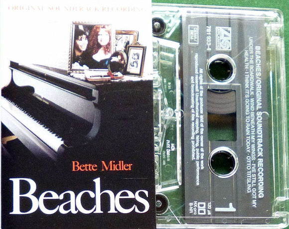Bette Midler - Beaches - Original Soundtrack Recording (Cass, Album)