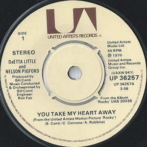 DeEtta Little And Nelson Pigford - You Take My Heart Away (7", Single)