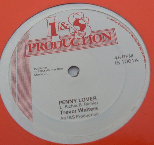 Trevor Walters / I & S All Stars - Penny Lover / Version (12