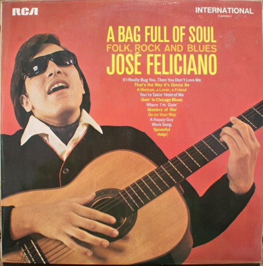 José Feliciano - A Bag Full Of Soul (Folk, Rock And Blues) (LP, Album)