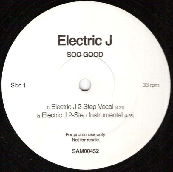 Electric J - Soo Good (12