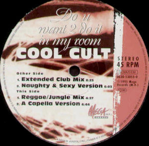 Cool Cult - Do U Want 2 Do It In My Room (12")