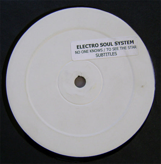 Electro Soul System* - No One Knows / To See The Stars (12", Promo, W/Lbl)