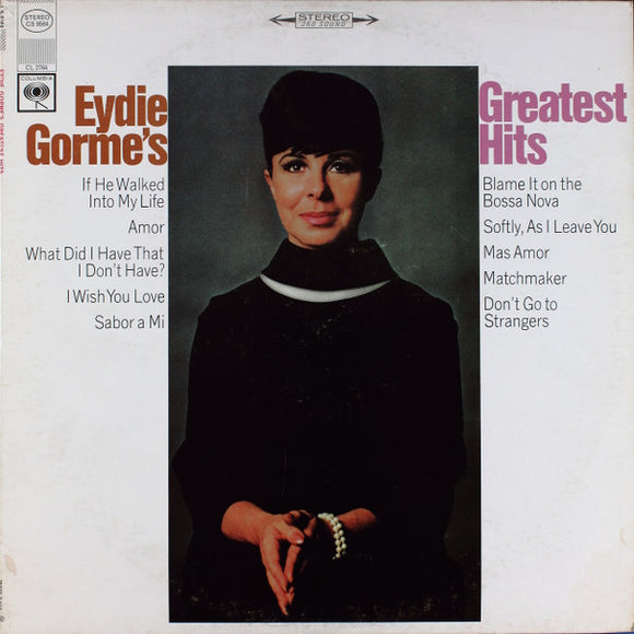 Eydie Gorme* - Eydie Gorme's Greatest Hits (LP, Comp, RE)