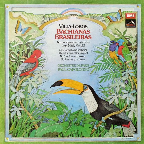 Villa-Lobos* - Paul Capolongo, Orchestre De Paris, Mady Mesplé - Bachianas Brasileiras (LP)