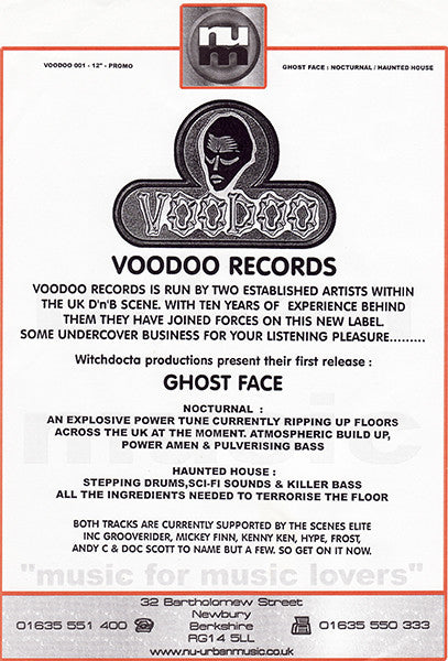 Ghostface - Nocturnal / Haunted House (12", Promo, W/Lbl)