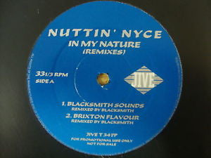 Nuttin' Nyce - In My Nature (Remixes) (12", Promo)
