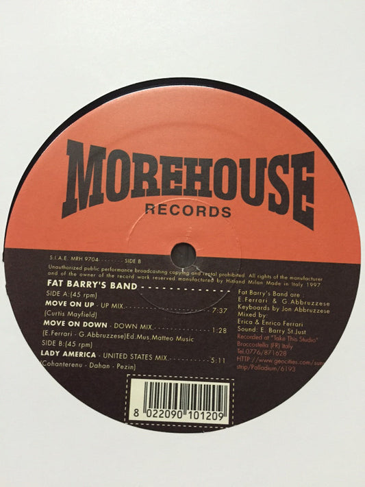 Fat Barry's Band - Move On/Lady America (12")