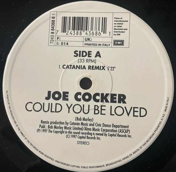 Joe Cocker - Could You Be Loved (12