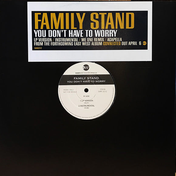 The Family Stand - You Don't Have To Worry (12