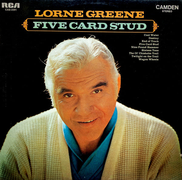 Lorne Greene - Five Card Stud (LP, Comp)