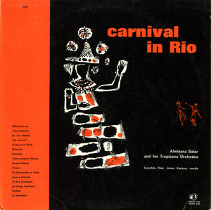 Alminana Soler And His Tropical Orchestra, Conchita Diaz, Jamie Ventura - Carnival In Rio (LP, Album, RE, Blu)