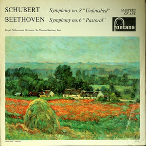 Schubert* / Beethoven* ; Royal Philharmonic Orchestra*, Sir Thomas Beecham, Bart.* - Symphony No. 8 "Unfinished" / Symphony No.6 "Pastoral" (LP, Mono)