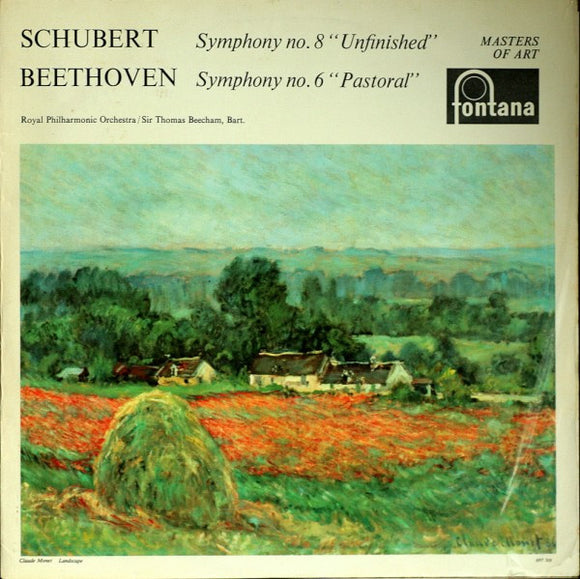 Schubert* / Beethoven* ; Royal Philharmonic Orchestra*, Sir Thomas Beecham, Bart.* - Symphony No. 8 